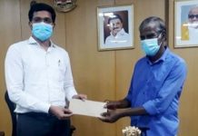 கொரோனா நிதி வழங்கிய மாற்றுத்திறனாளி