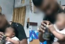 குழந்தைக்கு மதுபானத்தை குடிக்க வைக்கும் ஆடவர்; உடனடி நடவடிக்கை எடுக்குமாறு கோரிக்கை
