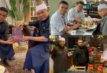 MCO இன் போது ஒன்றாக உணவருந்தியதால் SOP யை மீறினார் ஜாஹிட் ; அனுவார் மூசா குற்றச்சாட்டு.