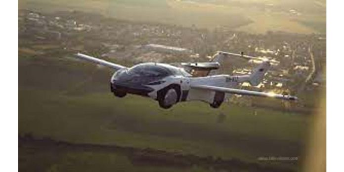 Fliying car test drive