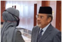 Tajuddin dikompaun kerana tidak memakai topeng muka di Parlimen