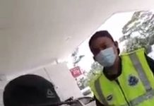 LELAKI DITAHAN AKIBAT ENGGAN BEKERJASAMA DAN MEMBUAT PROVOKASI ATAS KESALAHAN TIDAK MEMATUHI SOP