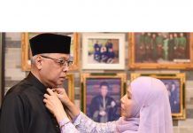 அனைத்து காலகட்டத்திலும் எனக்கு உறுதுணையாக இருக்கும் மனைவிக்கு நன்றி கூறினார் நாட்டின் 9ஆவது பிரதமர் இஸ்மாயில் சப்ரி யாகோப்