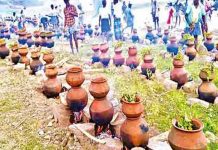 மதுரையில் ஆடி மாத த்தில் 100 ஆடு, 600 கோழி கறிவிருந்து!!