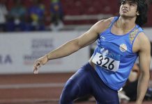 ஈட்டி எறிதலில் நீரஜ் சோப்ரா அசத்தல்