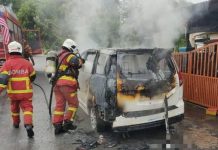 எரிந்து கொண்டிருந்த காரிலிருந்து மகனால் மீட்கப்பட்டவர்; மாரடைப்பால் மரணம்