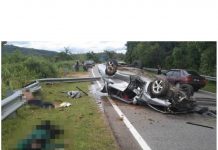 Ibu kepada 4 orang anak meninggal, 3 ahli keluarga tercampak keluar