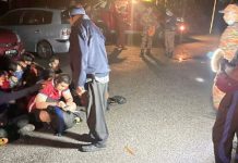 Kepala air di Sungai Kedondong, 9 lelaki terperangkap diselamatkan