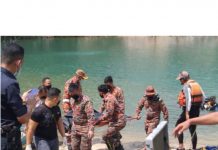 Ajal lemas terjatuh dalam tasik ketika mendaki