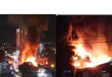 பினாங்கு கம்போங் ஜெலுத்தோங் பாராட்டில் மூன்று வீடுகளுக்கு தீயில் அழிந்தது