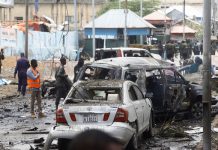 சோமாலியாவில் தற்கொலை கார் வெடிகுண்டு தாக்குதல்; 8 பேர் பலி!