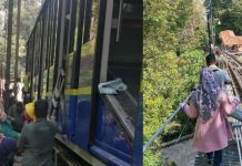 பினாங்கு கொடி மலை ரயில் பழுதடைந்ததால் 150 பயணிகள் அவதி