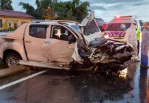 நாயை தவிர்க்க முயன்றதால் ஏற்பட்ட விபத்து; பெண் மரணம் – இருவர் படுகாயம்