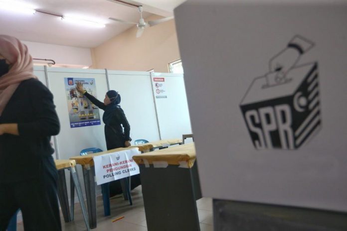 PERSIAPAN PUSAT MENGUNDI PRN MELAKA