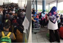 பயணிகள் படகு பழுதடைந்ததால் குவா படகுத்துறையில் முட்டி மோதிய மக்கள் கூட்டம்