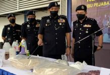 ஈப்போவில் போதைப்பொருள் பதப்படுத்தும் ஆய்வகத்தை போலீசார் கண்டுபிடித்ததோடு ஆறு பேரை கைது செய்தனர்