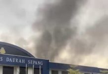 சிப்பாங் மாவட்ட காவல்துறை தலைமையகத்தில் தீ: துரோகம் மற்றும் குற்றத்தின் சாத்தியங்கள் எதுவும் கண்டறியப்படவில்லை