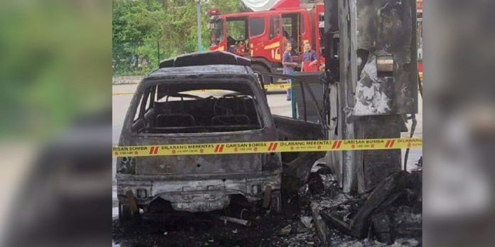 car burnt