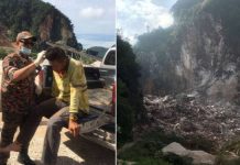 குவாரியில் கல் இடிந்து விழுந்ததில் தொழிலாளி ஒருவர் புதையுண்டிருக்கலாம் என அச்சம்