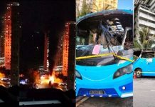 தீ வைக்கப்பட்டு இரண்டு தொழிற்சாலை பேருந்துகள் சேதமா?