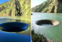 அமெரிக்காவில் மீண்டும் உருவான 72 அடி அகல குளோரி ஹோல் நீர்ச்சுழி