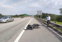 மோட்டார் சைக்கிள் விபத்துக்குள்ளானதில் வாலிபர் மரணம்