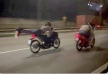 சாலையில் சாகசம் கைது நடவடிக்கையில் முடிந்தது