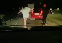 4 வாகனங்களின் மோதலுக்குப் பிறகு காரில் இழுத்து செல்லப்பட்ட பாதசாரி கைது