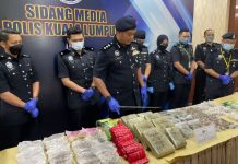 கிள்ளான் பள்ளத்தாக்கில் 3 ஆண்டுகளாக போதைப்பொருள் கடத்தலில் ஈடுபட்டுவந்த ஒரு பெண் உட்பட 6 பேர் கைது