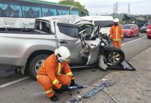 மூன்று வாகனங்களை உட்படுத்திய சாலை விபத்தில் ஒருவர் பலி!