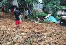 நிலச்சரிவு காரணமாக 5 வீடுகள் சேதம்