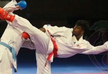 காது கோளாதோருக்கான கராத்தே போட்டியில் வெள்ளி பதக்கத்தை வென்ற மலேசியரான இளமாறன்