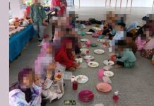 அழுக்கான சிற்றுண்டி சாலையில் பிள்ளைகள் அமர்ந்து சாப்பிடுவது குறித்து விசாரணை நடத்துவீர்