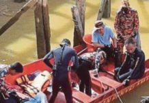 Kereta ‘terjun’ Sungai Rajang