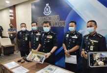 கொள்ளை கும்பல் உறுப்பினர்களை KL போலீசார் சுற்றி வளைத்து நடத்திய துப்பாக்கிச்சூட்டில் சந்தேக நபர் கொல்லப்பட்டார்