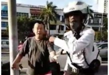 Jurutera rakam, bergelut dengan polis ditahan