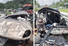 மூன்று கார்கள் மோதியதில் Porche Macan கார் ஓட்டுநர் உயிரிழந்தார்