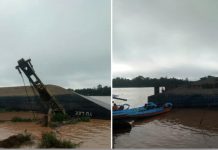 சிபுவில் கப்பல் கவிழ்ந்ததில் இருவர் மீட்பு: மேலும் இருவரை காணவில்லை