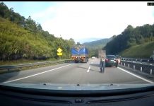 கோல கங்சார் அருகே வடக்கு-தெற்கு நெடுஞ்சாலையில் போக்குவரத்துக்கு இடையூறு விளைவித்த ஆடவர், கஞ்சா பயன்படுத்தியிருப்பது உறுதி