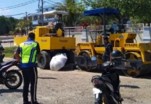 இரண்டு இயந்திரங்களுக்கு இடையில் சிக்கிய ஆடவர் பலி