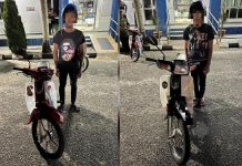 Polis ikut sampai rumah