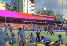 மாலத்தீவில் நடந்த யோகா நிகழ்ச்சியில் பங்கேற்றவர்கள் மீது சரமாரி தாக்குதல்