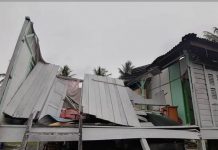 பெர்லிசில் ஏற்பட்ட புயலால் 100 வீடுகள் சேதமடைந்தன