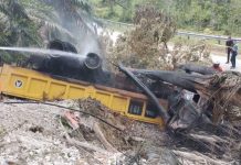 லோரி விபத்துக்குள்ளாகி தீப்பிடித்ததில், ஓட்டுநர் உடல் கருகி மரணம்