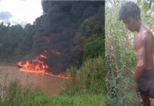 பெட்ரோல் நிரப்பப்பட்ட டேங்கர் தீப்பிடித்து எரிந்ததில் 3 பேருக்கு தீக்காயம்