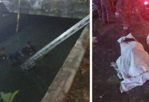 வாய்க்காலில் விழுந்த கார்; 2 பேர் பலி- 2 பேர் காப்பாற்றப்பட்டனர்