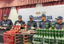 கூலாய் பகுதியில் RM9.5 மில்லியன் பெறுமதியான கடத்தல் சிகரெட்டுகள் சுங்கத் துறையினரால் கைப்பற்றப்பட்டது