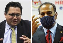 பூலாயில் போட்டியிட உங்களை வரவேற்கிறோம் என்று நூர் ஜஸ்லான் சரவணனிடம் கூறுகிறார்