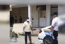 கடை வரிசையில் துப்பாக்கிச் சூட்டுக் காயங்களுடன் ஒரு சடலம் கண்டெடுக்கப்பட்டது