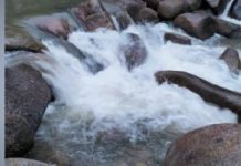 ஆற்றில் குளித்த 8 வயது சிறுமி பாறைப் பள்ளத்தில் சிக்கி உயிரிழந்தார்